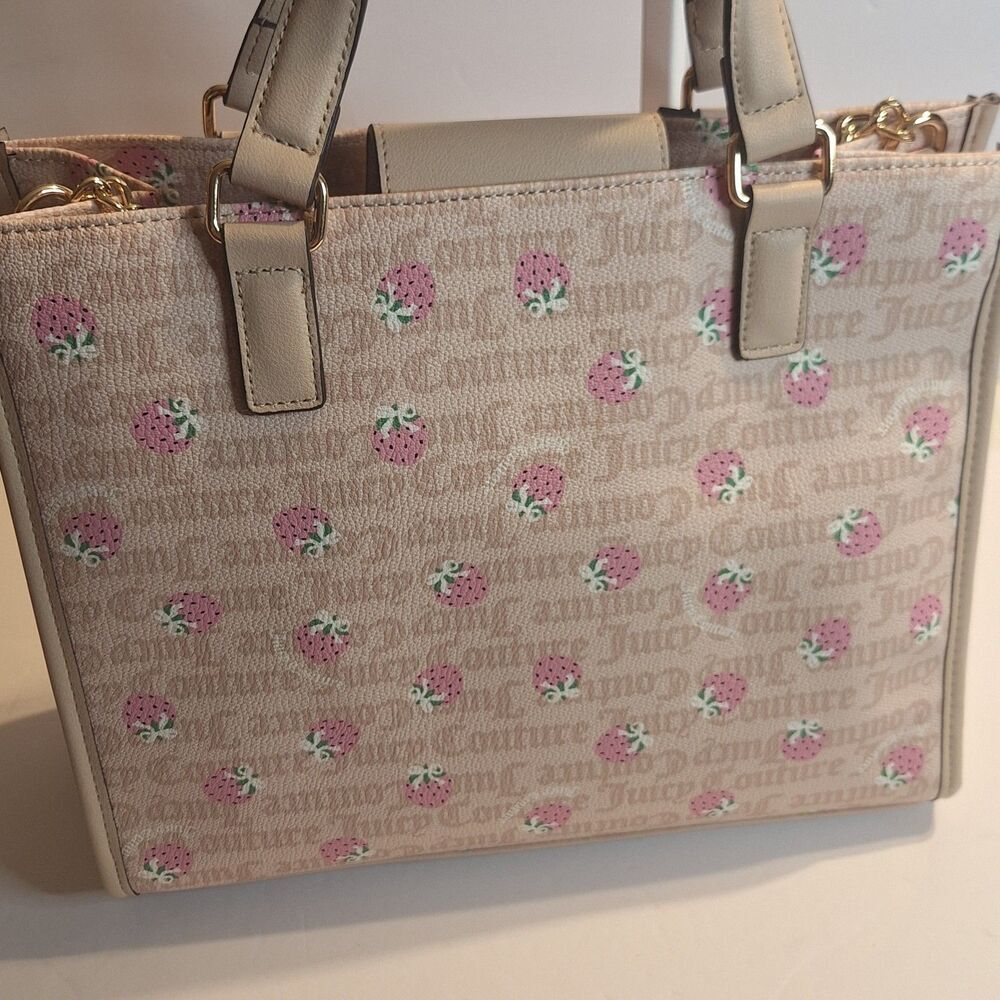 NWT Juicy Couture Berry Sweet Crossbody/Tote Handbag - Picture 6 of 9